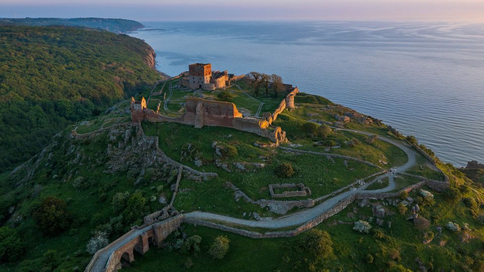 Burgruine Hammershus auf Bornholm, Dänemark