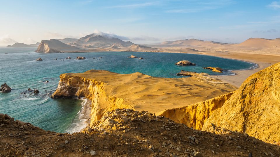 Küste von Paracas in Peru