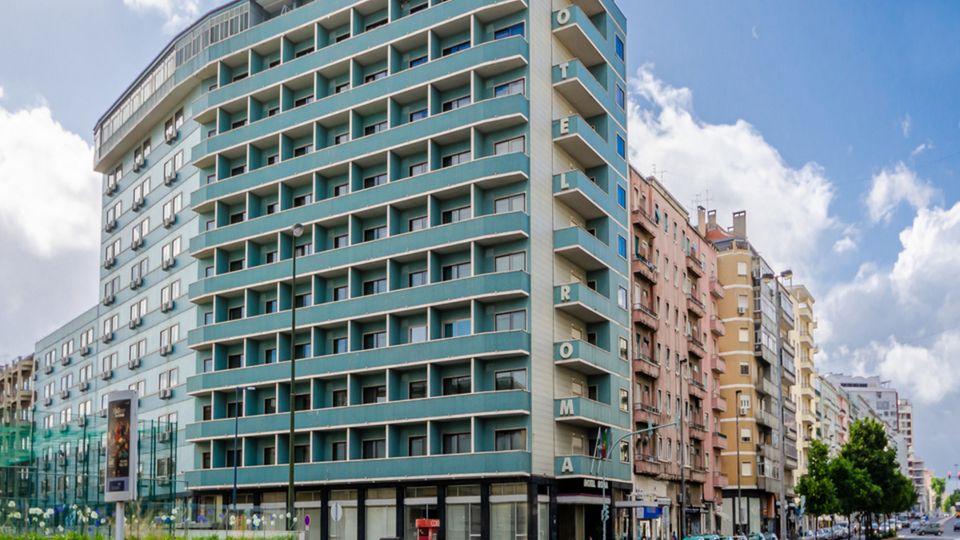 Außenansicht Hotel Roma Lissabon