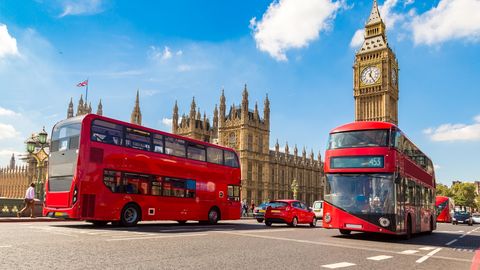 Auf der Westminster Bridge vor Big Ben, London ©Sergii Figurnyi, AdobeStock Auf der Westminster Bridge vor Big Ben, London