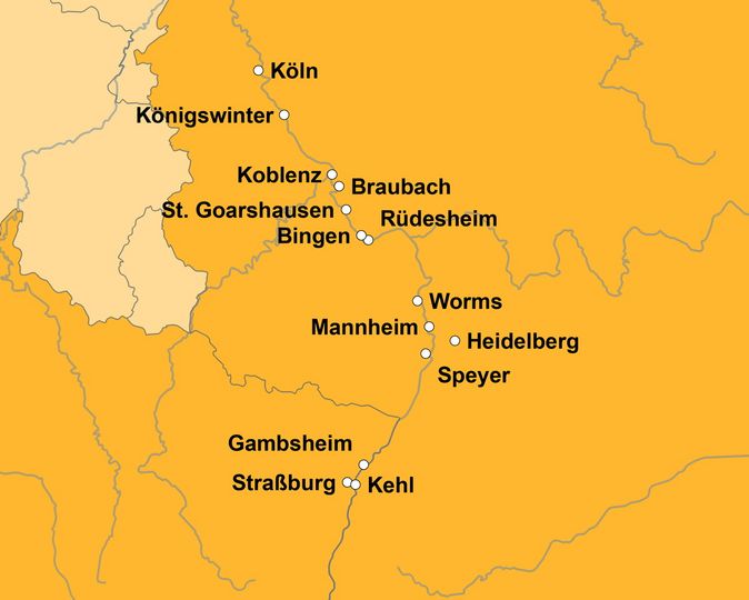 Ihre Reiseroute
