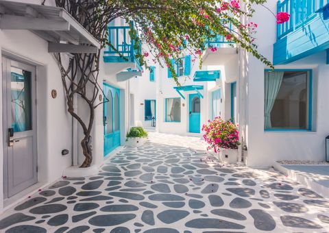 Typische Architektur auf Santorin