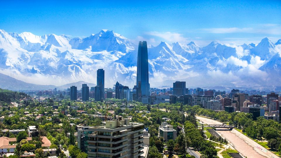 Santiago Skyline Chile