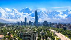 Santiago Skyline Chile