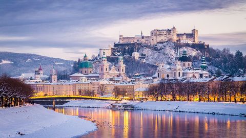 Salzburg im Winter