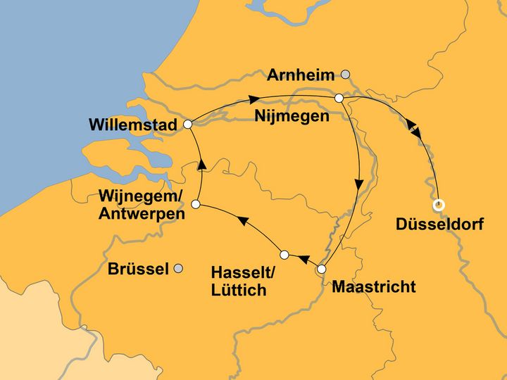 Ihre Reiseroute
