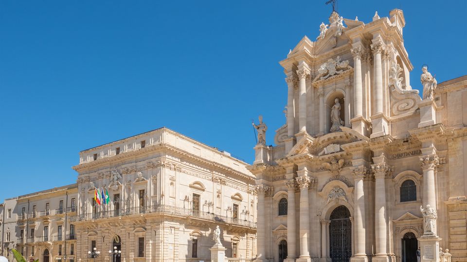 Kathedrale von Syrakus Sizilien