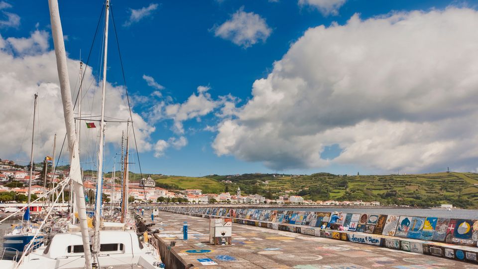Yachthafen von Horta auf Faial