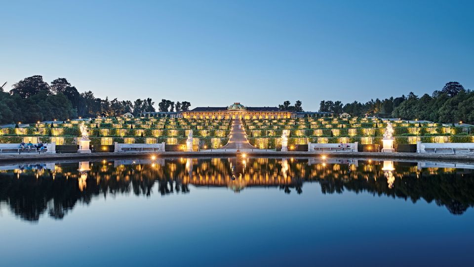 Potsdamer Schlössernacht, Sanssouci ©DZT, Jens Wegener Potsdamer Schlössernacht, Sanssouci