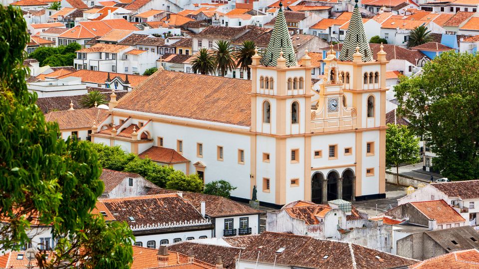 Kathedrale in Angra do Heroismo, Terceira, Azoren