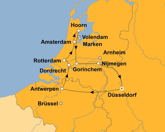 Ihre Reiseroute