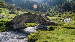 Hochgebirgslandschaft der Pyrenäen